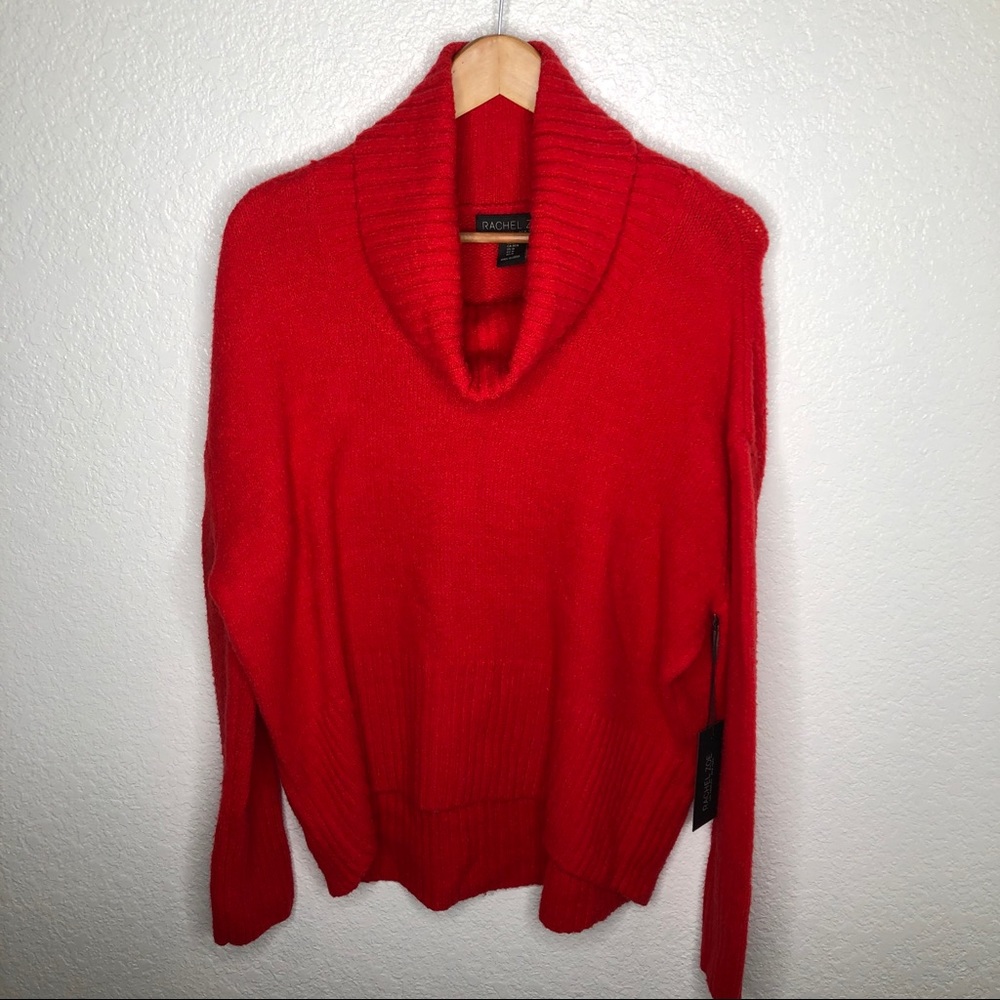 ** NWT Rachel Zoe Red Cowl Neck Sweater**